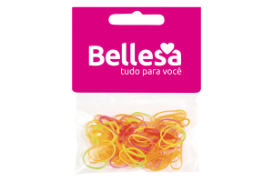 Elástico Bellesa Silicone Fluoreste c/ 75und- Ref 747-B